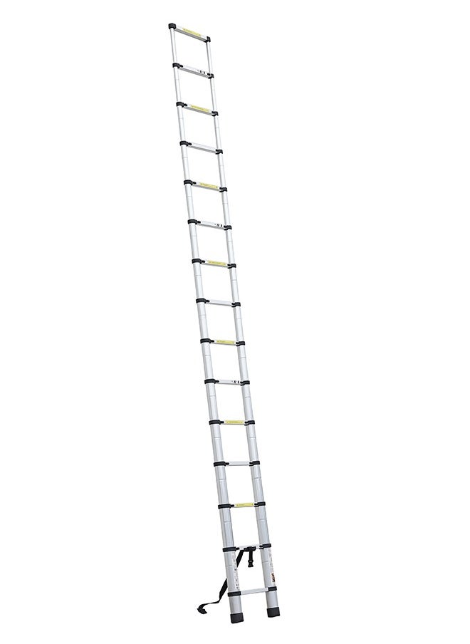 LAWAZIM - Telescopic Ladder - 4.4m -  Lightweight Ladder with Adjustable Height, Collapsible Folding Design, Anti-Skid Feet, and Safety Lock - Ideal for Home, Outdoor, and Professional Use - Image 1