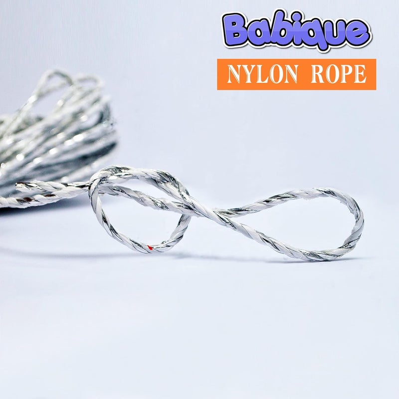 Babique Nylon Rope Cloth Hanging Rope Farm Rope Fencing for Both Indoor and Outdoor Purpose 20 Meter Multicolour - Image 2