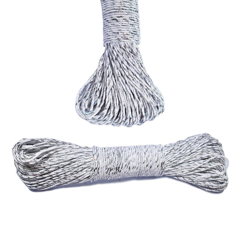Babique Nylon Rope Cloth Hanging Rope Farm Rope Fencing for Both Indoor and Outdoor Purpose 20 Meter Multicolour - Image 1