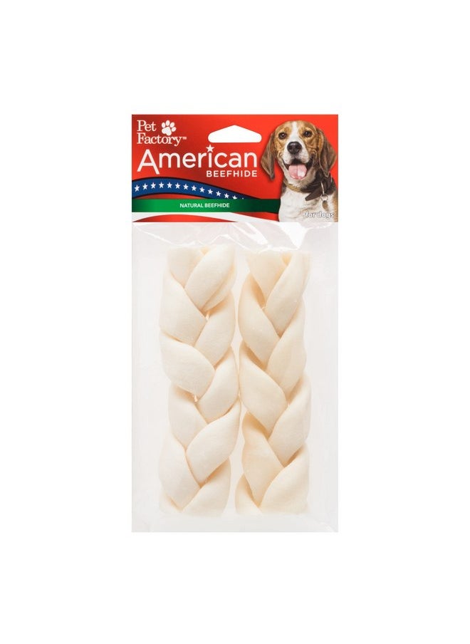 Pet Factory American Beefhide 6" Braided Sticks Dog Chew Treats - Natural Flavor, 2 Count/1 Pack - pzsku/Z2D2CC055CA449BF29622Z/45/_/1737031675/7b904a34-7f91-47aa-8528-a9fe051ec624