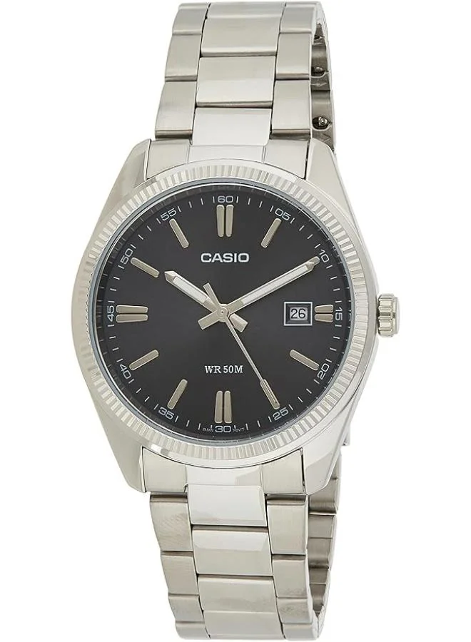 CASIO Men's Men's Stainless Steel Analog Watch MTP-1302D-1A1 - 39 mm