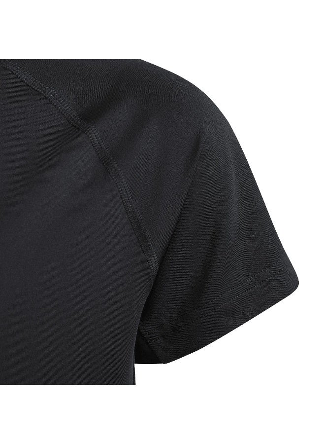 Adidas Jg Tee Black Training T-Shirts 5-6Y - Image 5