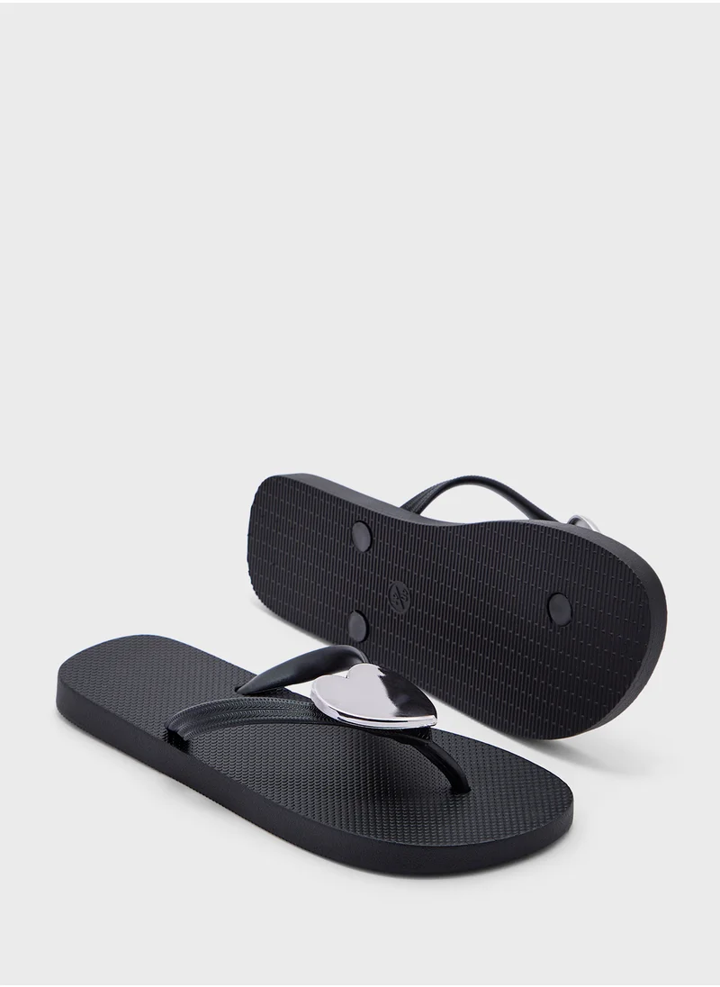 Ginger Heart Trim Flipflop