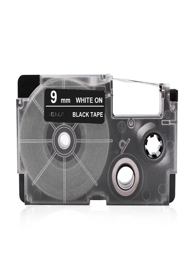 9mm Label Tape Compatible Tape Cartridge Ribbon Replacement for Casio KL-60 KL-100 KL-170 KL-120 KL-180 KL-780 KL-820 KL-7400 KL-8700 KL-8800 CW-L300 EZ Label Maker - Image 1