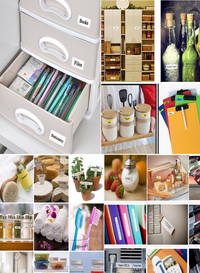 9mm Label Tape Compatible Tape Cartridge Ribbon Replacement for Casio KL-60 KL-100 KL-170 KL-120 KL-180 KL-780 KL-820 KL-7400 KL-8700 KL-8800 CW-L300 EZ Label Maker - Image 4