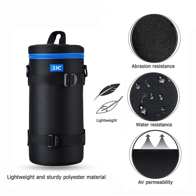 JJC Camera Lens Pouch Case for Canon RF 800mm f11 Tamron SP 150-600mm Sigma 150-600mm 150-500mm Nikon Nikkor AF-S 200-500mm & More, Zipper Polyester Lens Protective Bag Interior Size 4.9x11.4â€ - Image 3