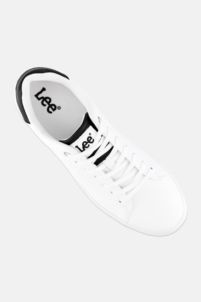 LEE Men Brett Lace Up Casual Shoes, White - Image 4