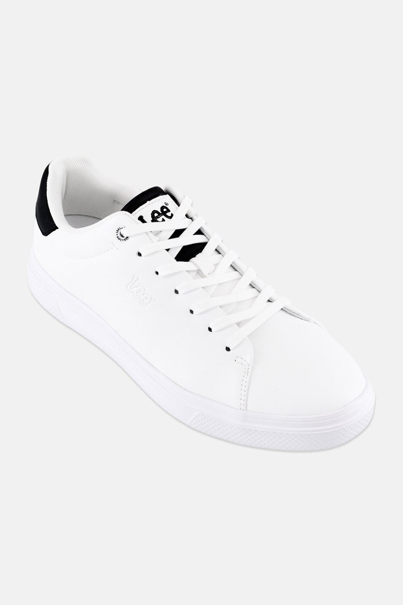 LEE Men Brett Lace Up Casual Shoes, White - Image 1