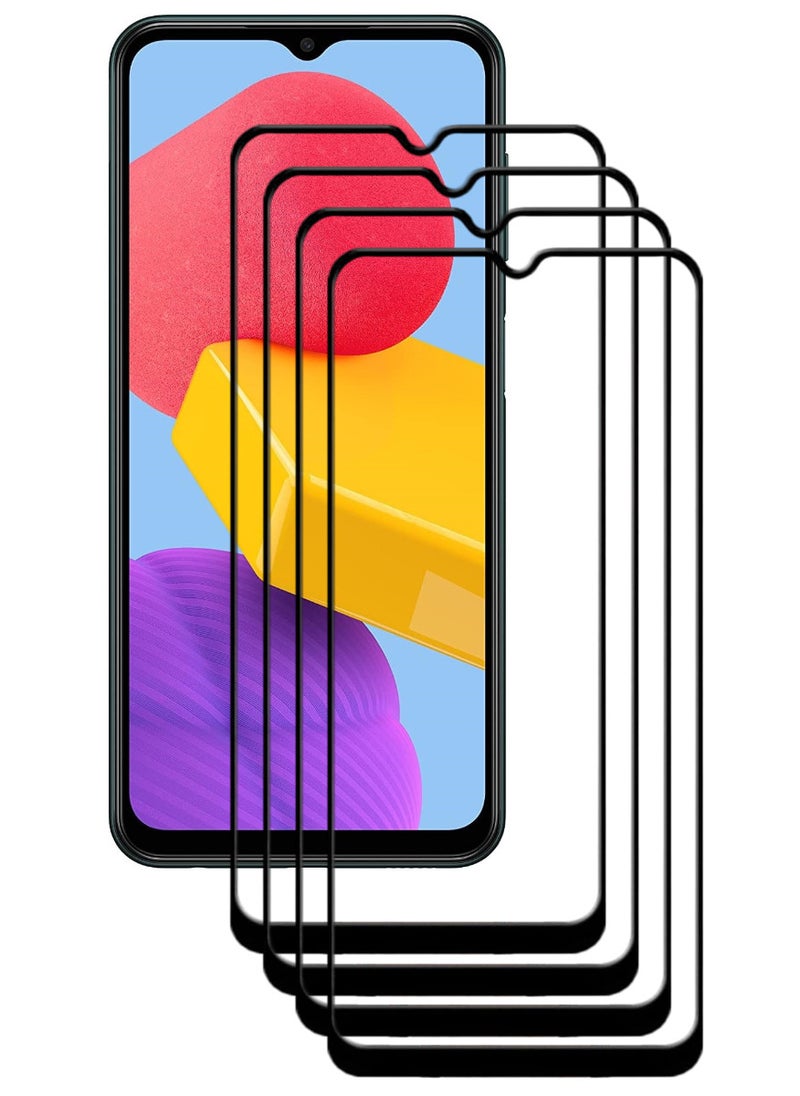 ACLIX 4 Pieces Antistatic ESD Dustproof Premium Quality High Definition Tempered Glass Screen Protector Designed For Samsung Galaxy M13 - Image 1