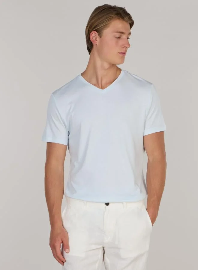 Just Nature Soft Cotton Premium V-Neck T-Shirt