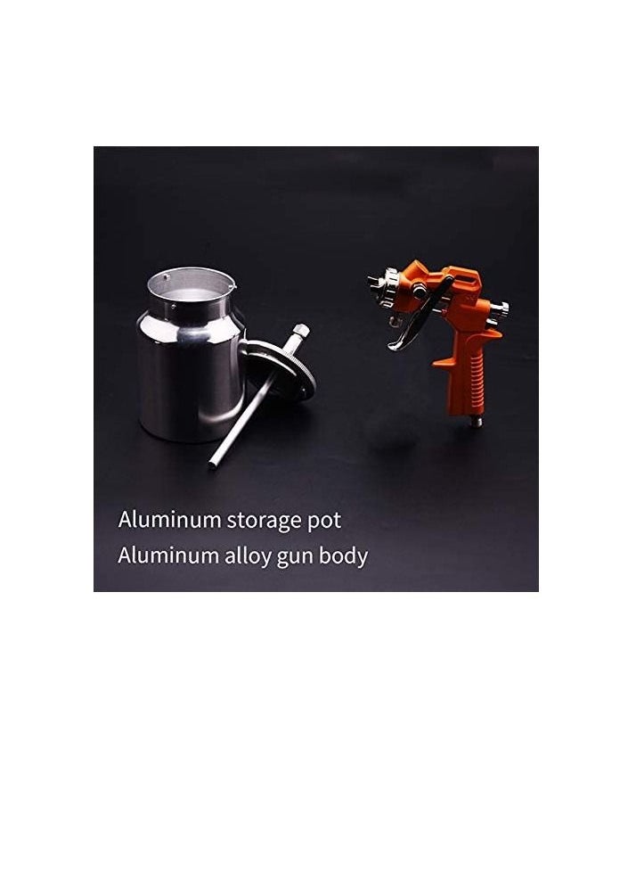 Harden Harden Pneumatic Air Spray Gun Touch Up Paint Sprayer Gravity Feed Spray Gun Auto Car Furniture Finishing Coat Painting Spraying Tool (600 Ml)  - Image 3