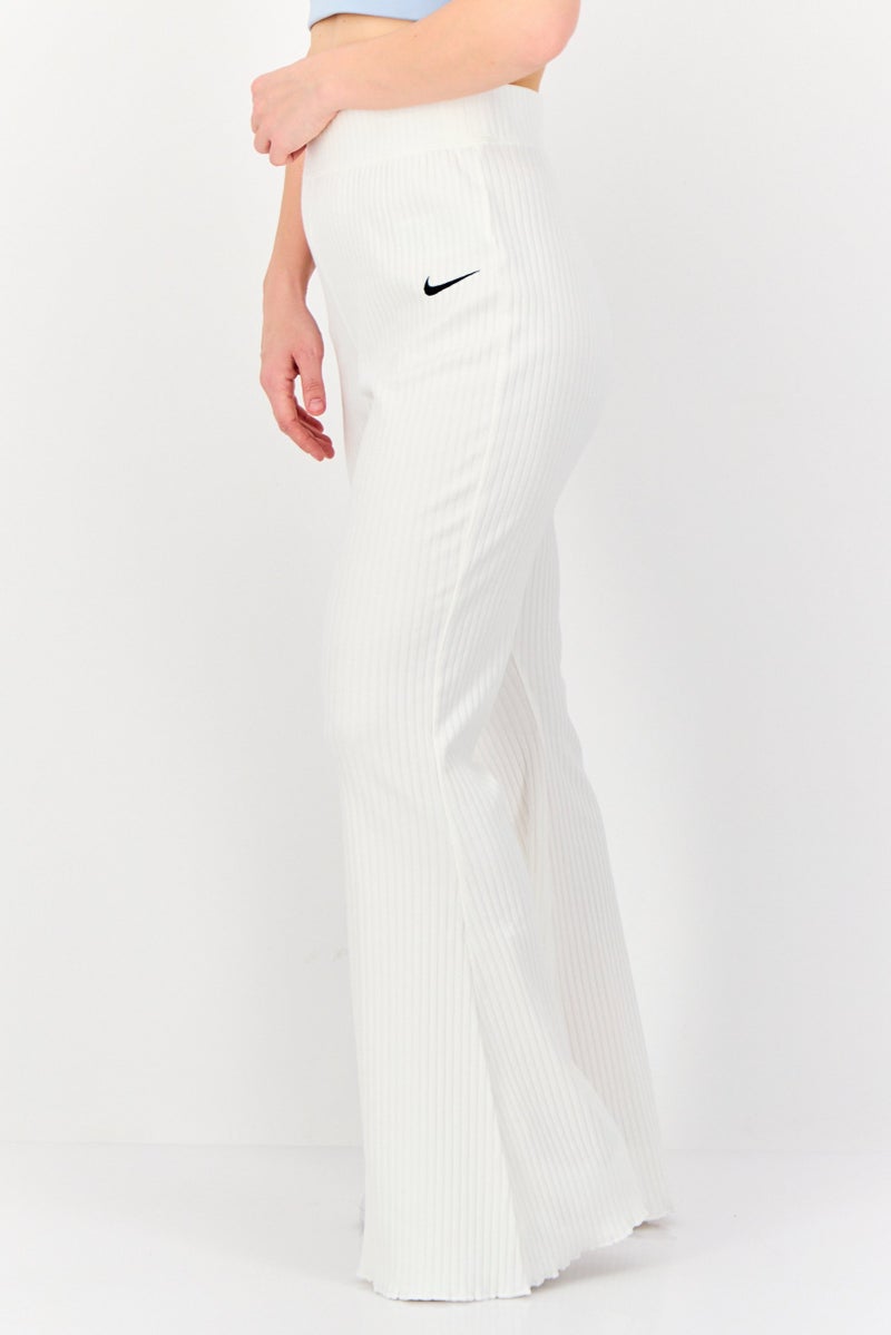 Nike Women Sportswear Fit Outdoor Jersey Pants, White  - Image 4