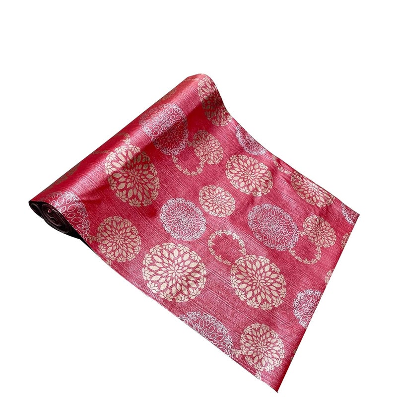 Mopak Decor Mopak Decor 5M Polyester Kitchen Roll Used for Wardrobe Dining Table Bathroom Fridge Shoe Rack Kitchen Placemat Desk Table Pads Table Roll Antislip Mat Red Sudarsan  - Image 3