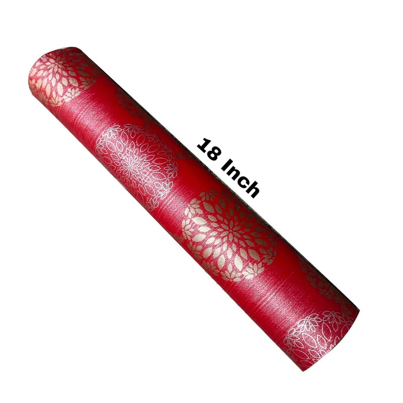 Mopak Decor Mopak Decor 5M Polyester Kitchen Roll Used for Wardrobe Dining Table Bathroom Fridge Shoe Rack Kitchen Placemat Desk Table Pads Table Roll Antislip Mat Red Sudarsan  - Image 5