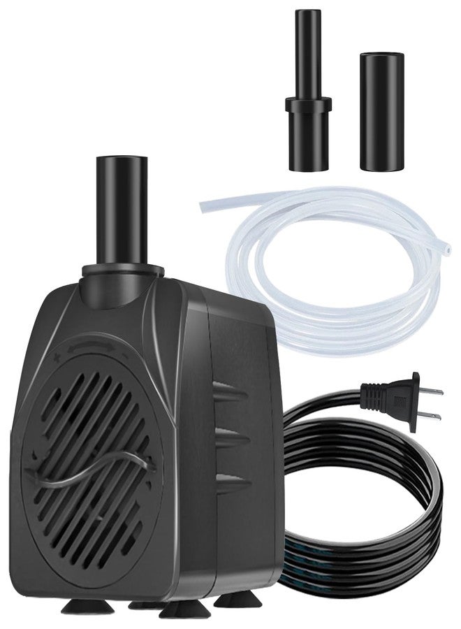 SongLong 200GPH(750L/H) 9.9ft Power Cord Submersible Pump, Water Fountain Pump with 5.3ft Lift for Ponds, Water Fountains, Aquariums & Hydroponics. - Image 1