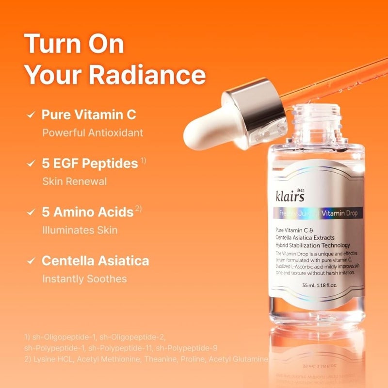 Klairs Freshly Juiced Vitamin Drop (35ml) - Image 3