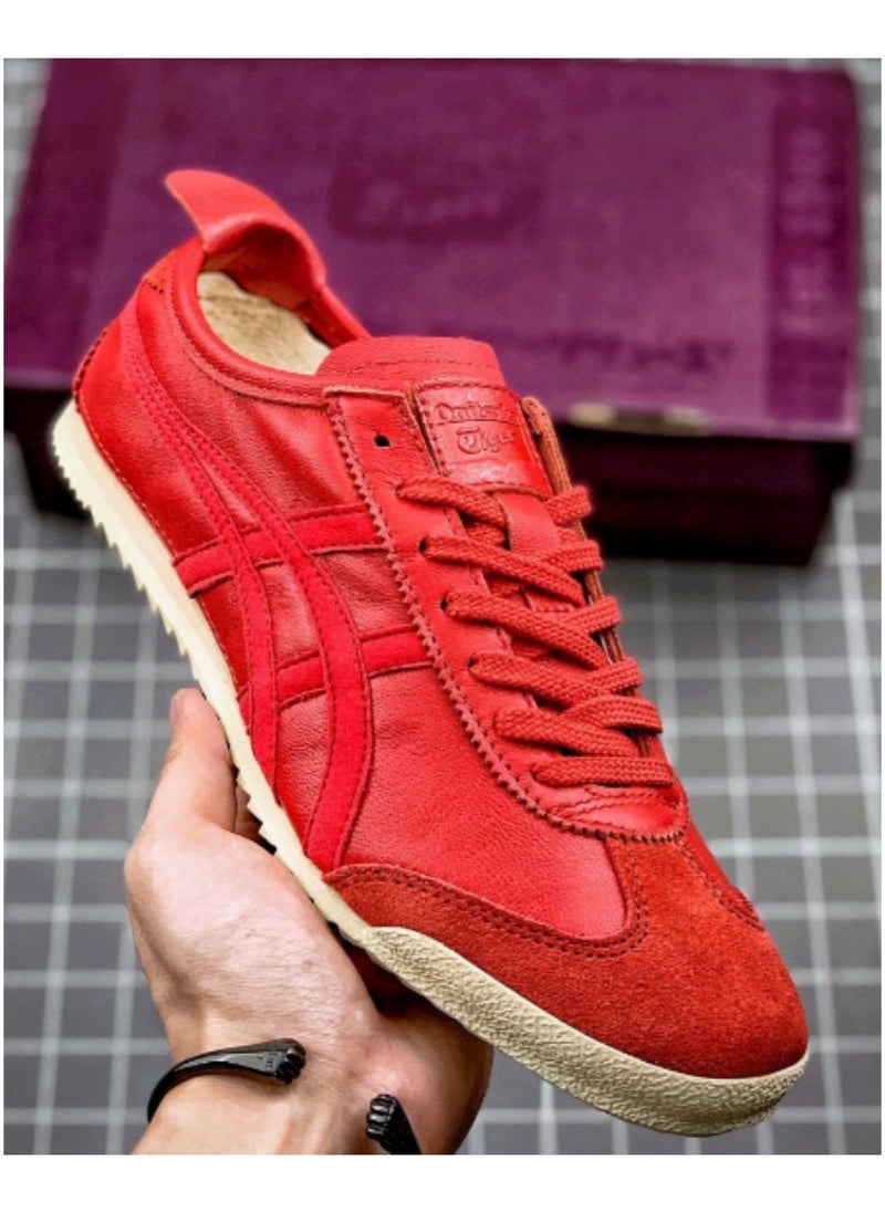 Onitsuka Tiger Onitsuka Tiger MEXICO 66 Deluxe Japan-made lambskin sneakers 