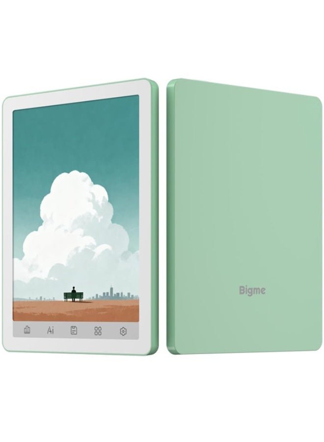 Bigme B6 Color eReader with 4GB+64GB, 6 Inches Colour Eink eBook Readers Android E-Readers Digital ePaper Tablet with Octa-Core CPU, Android 14, Adjustable Front Light E-Ink eReader Green - Image 1