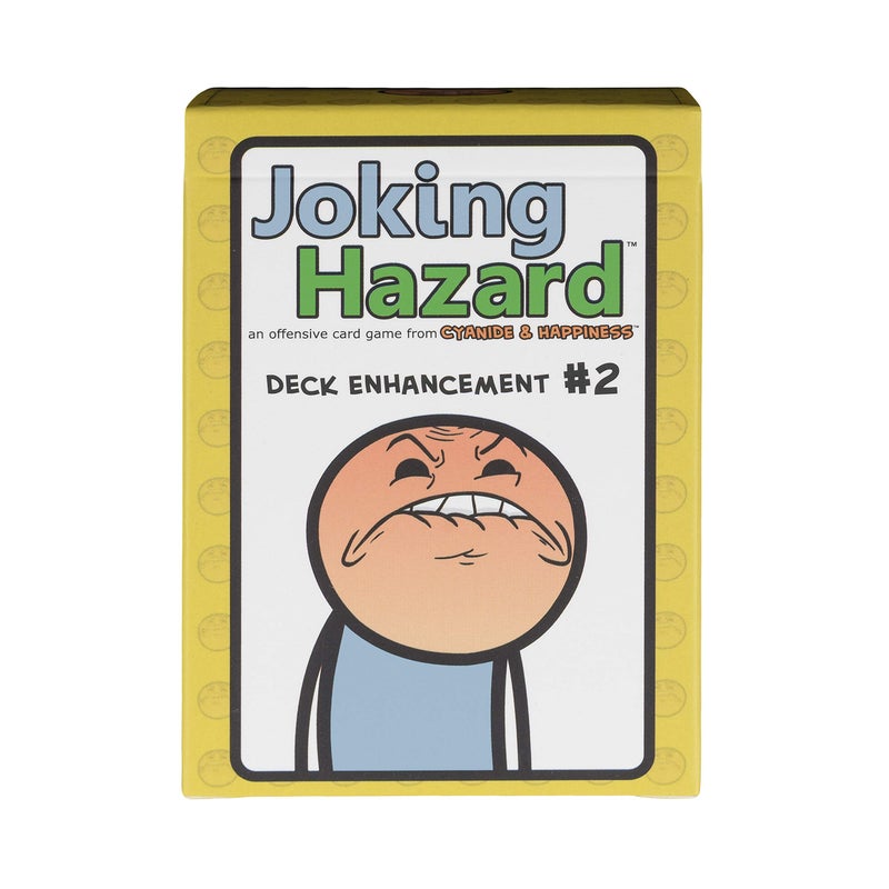 Joking Hazard Deck Enhancement 2 - The second expansion of Joking Hazard Comic Building Card - Party Game by Cyanide and Happiness for 3-10 players   Yellow  2.5 x 1.5 x 3.6""  207 months to 1200 months - Image 1