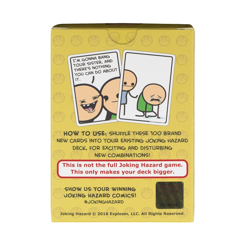 Joking Hazard Deck Enhancement 2 - The second expansion of Joking Hazard Comic Building Card - Party Game by Cyanide and Happiness for 3-10 players   Yellow  2.5 x 1.5 x 3.6""  207 months to 1200 months - Image 2