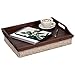LapGear Rossie Home Lap Tray with Detachable Pillow, Serving Tray - Espresso Bamboo - Style No. 76102 - Image 2