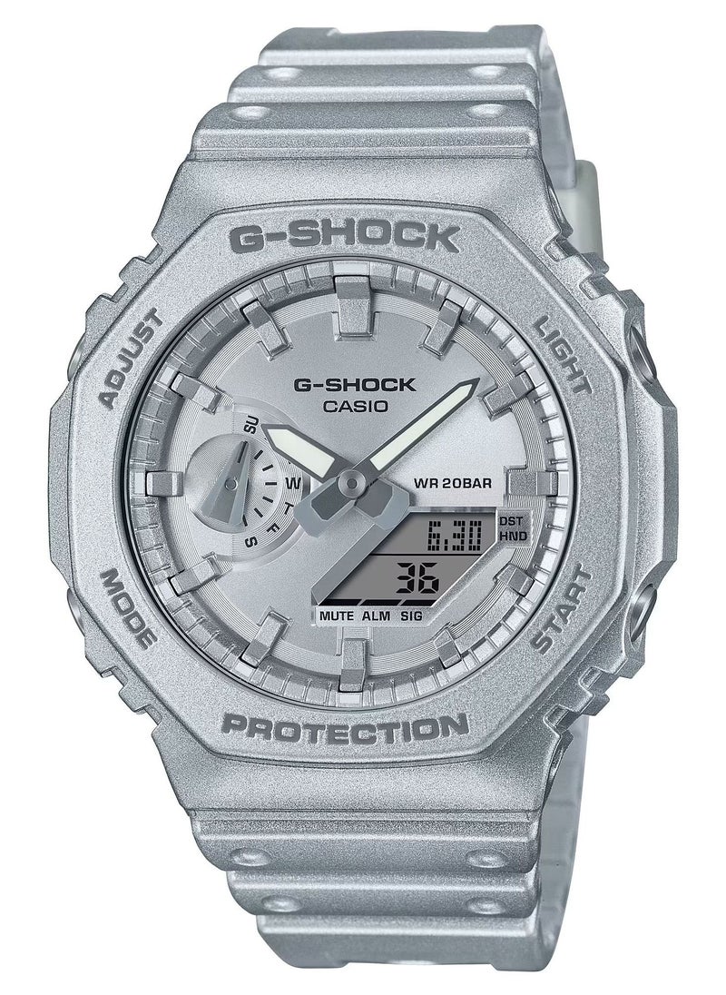 Casio G-Shock Ga-2100FF-8a Forgotten Future Analog-Digital Watch Metallic Resin