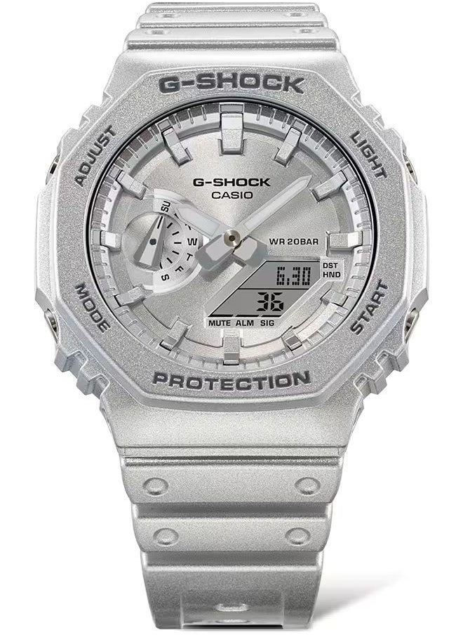 Casio G-Shock Ga-2100FF-8a Forgotten Future Analog-Digital Watch Metallic Resin