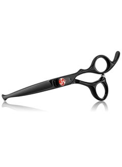 PURPLEBIRD 6 Inch Hair Cutting Shears Kids Safety Rounded Tips Hair Scissors Professional Hairdressing Haircut Salon Barbers Children Baby and Personal Home Usage Japanese Stainless Steel Black