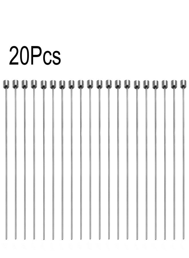 اتول مارت مثقاب دبوس إخراج مستقيم من الفولاذ بطرف دائري بقطر 1.5 مم من يوتول مارت، بطول 100 مم، لون رمادي فضي، 20 قطعة - Image 3
