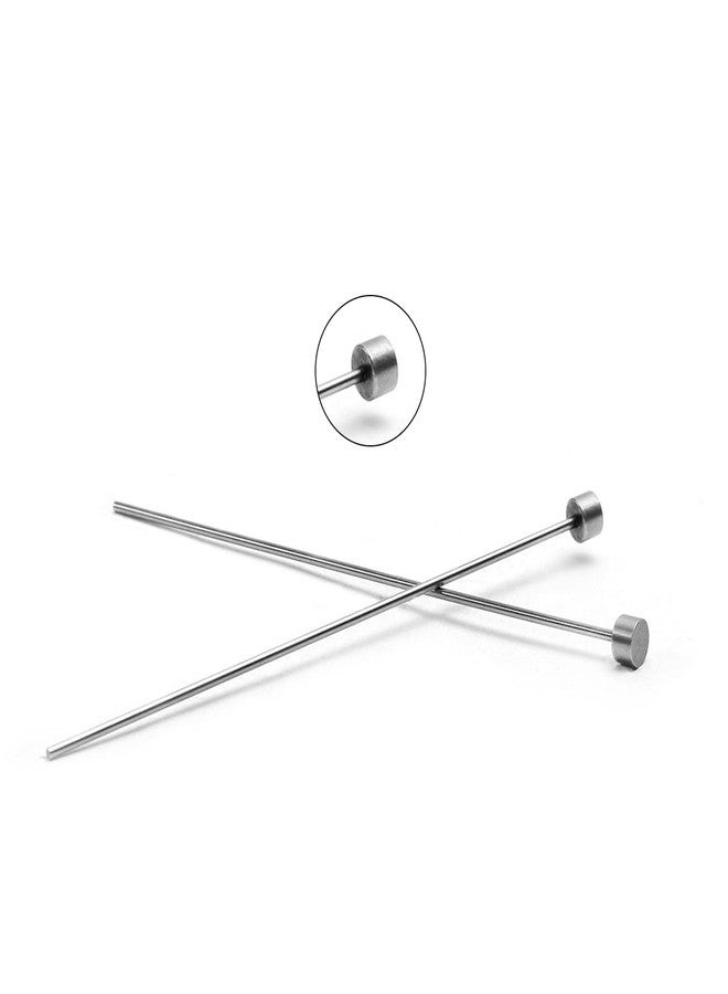 اتول مارت مثقاب دبوس إخراج مستقيم من الفولاذ بطرف دائري بقطر 1.5 مم من يوتول مارت، بطول 100 مم، لون رمادي فضي، 20 قطعة - Image 4