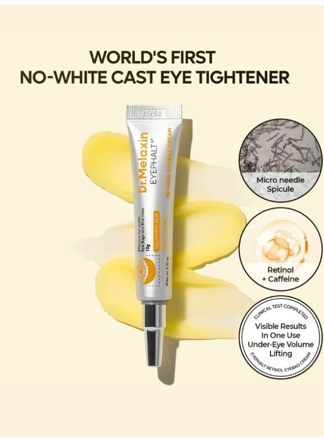 Dr. Melaxin Retinol Eyebag Cream – targeted retinol eye bag cream to visibly de-puff, smooth fine lines, and brighten the look of dark circles; lightweight, fast-absorbing under-eye treatment that hydrates, firms the eye contour, and refreshes tired eyes; suitable for all skin types; fragrance-free - Image 3