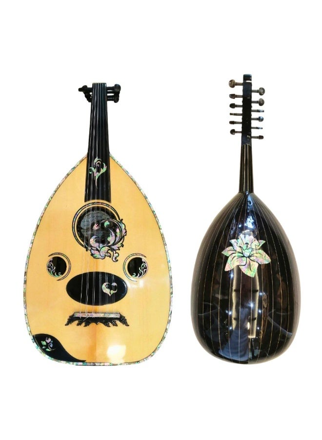 Al-Karz Music Super Deluxe Music Oud Tharwat Saber Spruce Pearl Face Ebony Pegs Turkish Aurora Strings 