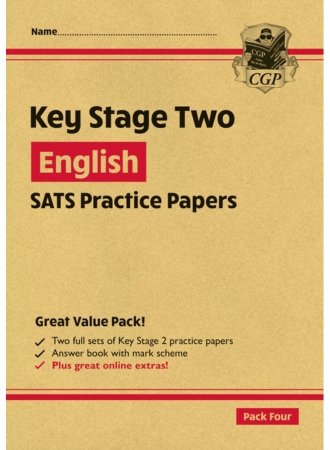 KS2 English SATS Practice Papers Pack 4 for the 2024 tests with free Online Extras - Paperback