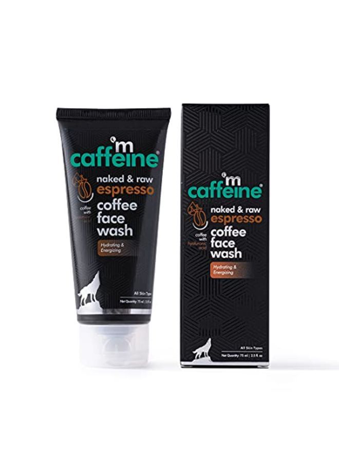 MCaffeine غسول الوجه المنشط بقهوة الإسبريسو | ترطيب البشرة وإضفاء النضارة عليها | حمض الهيالورونيك، برو فيتامين ب5 | جميع أنواع البشرة | خالٍ من البارابين وSLS - Image 2