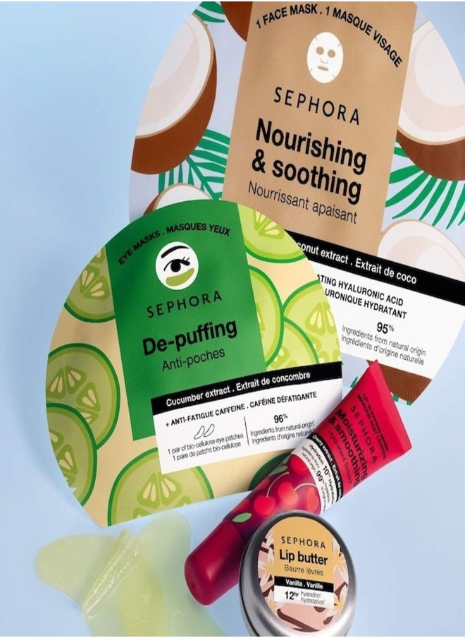 SEPHORA SEPHORA COLLECTION  Cucumber-Infused Eye Mask Patches – Hydrating Treatment for Dark Circles, Puffiness, and Refreshing Under-Eye Care  - Image 5