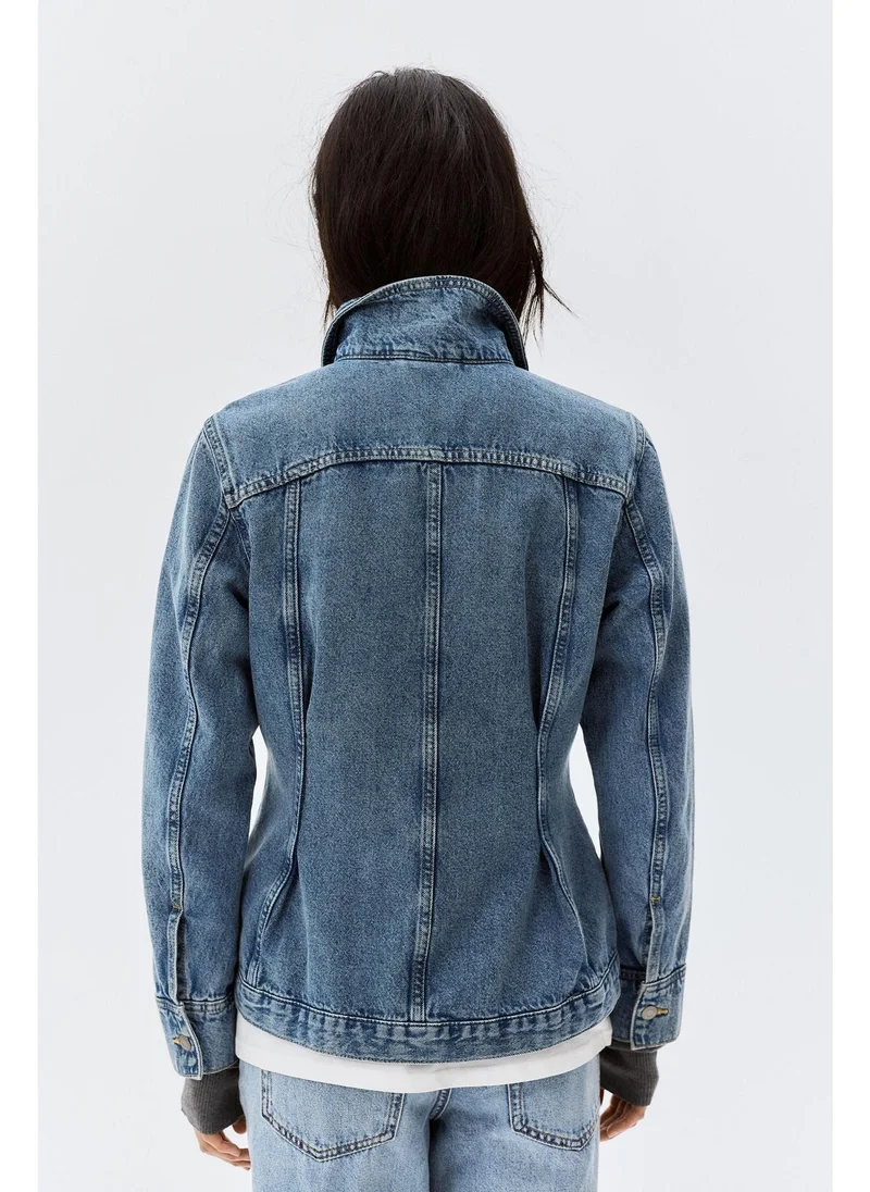 H&M Tapered-waist denim jacket
