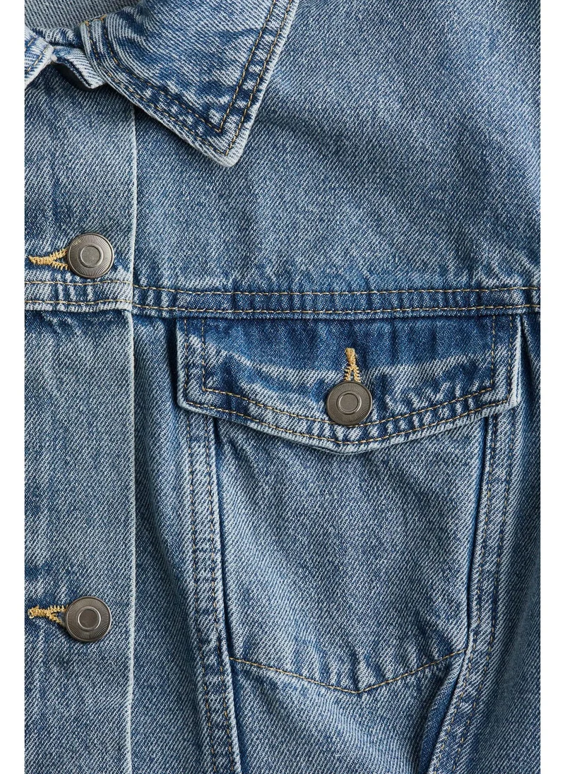 H&M Tapered-waist denim jacket
