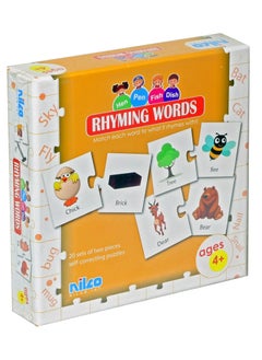 Nilco 20351 Learn Rhyming Words Card Game
