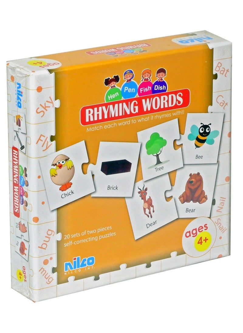 Generic - Nilco 20351 Learn Rhyming Words Card Game - Image 1