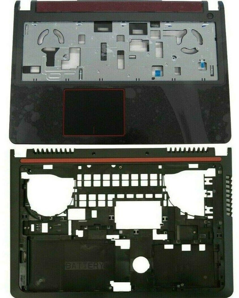 TravisLappy Palmrest Touchpad Cover + Bottom Base Cover for Dell Inspiron 15 5577 7557 7559 P/N. 0VF544 08FGMW - Image 4