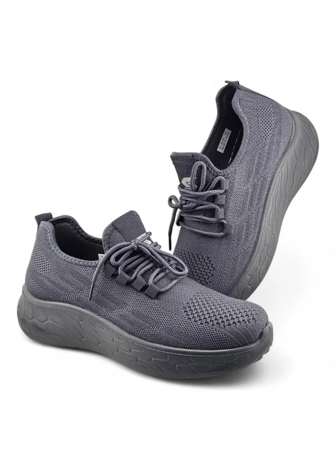 Stone Lightweight Knitted Sneakers