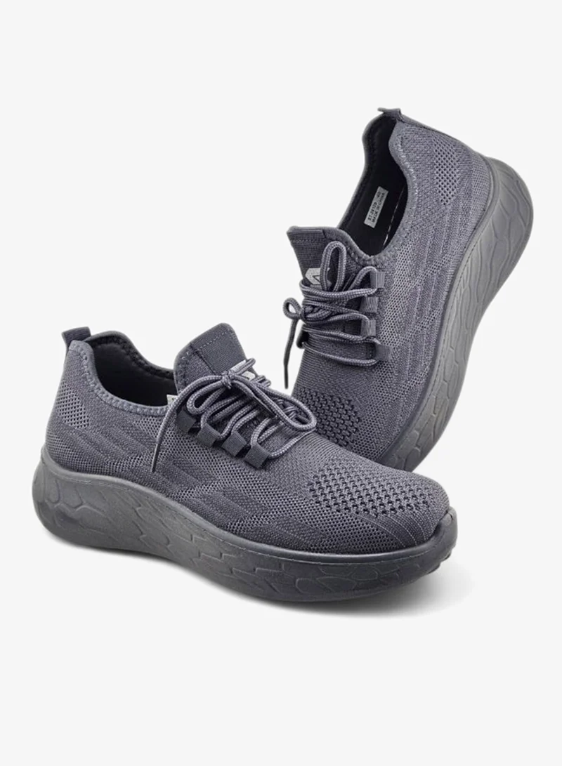Stone Lightweight Knitted Sneakers