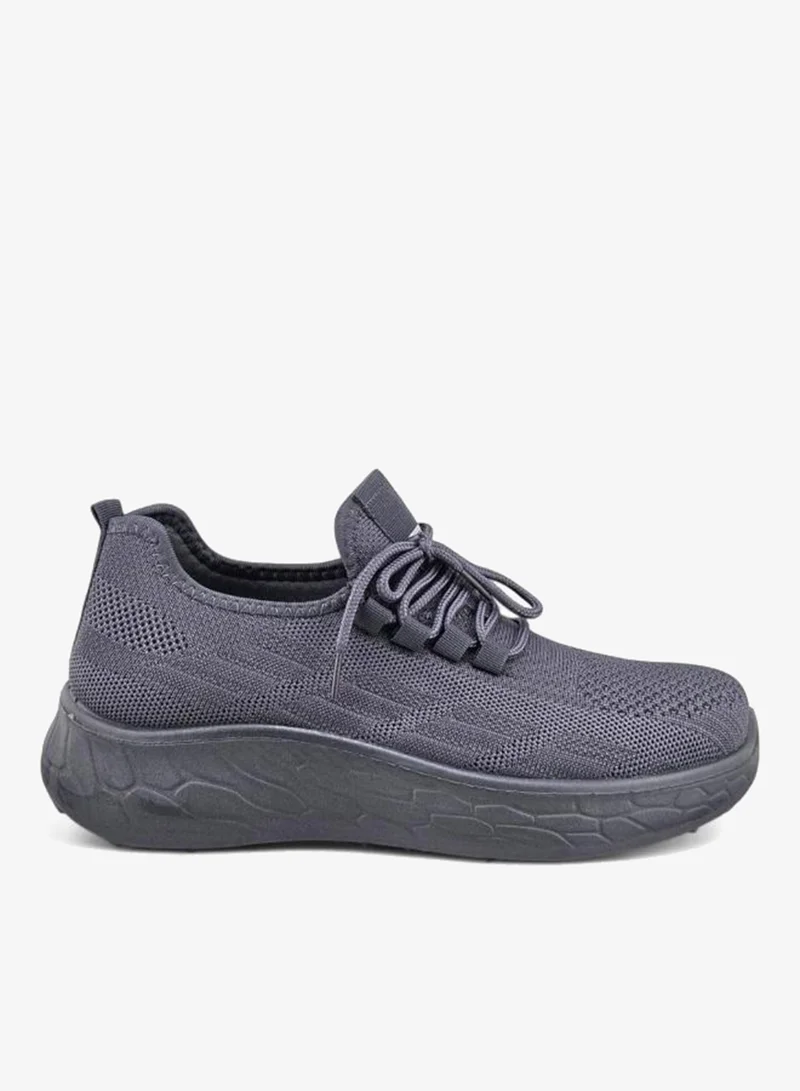Stone Lightweight Knitted Sneakers