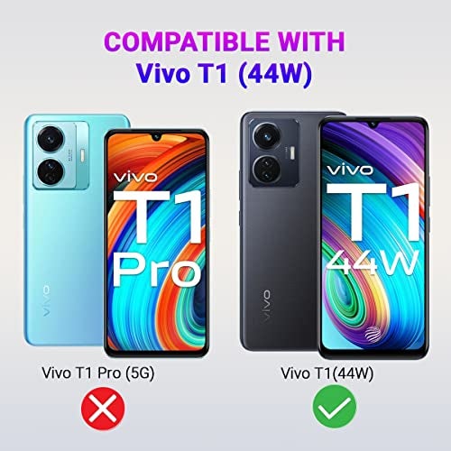 LIRAMARK Silicone Soft Back Cover Case for iQOO Z6 44W / Vivo T1 44W (Silicone Pink) - Image 2