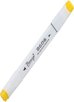 Bianyo Bianyo 8606 twin type alcohol-bassed ink double tip art marker (y107) - lightning yellow 