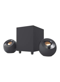 Creative Pebble Plus 2.1 USB-Powered Desktop Speakers with Powerful Down-Firing Subwoofer and Far-Field Drivers, Up to 8W RMS Total Power for Computer PCs and Laptops (Black)