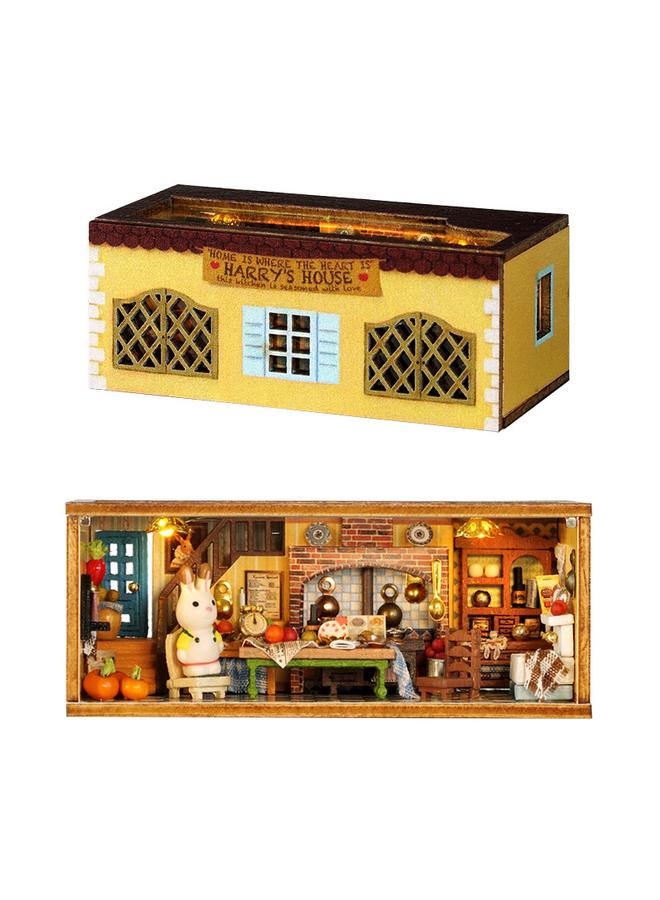 Bluejw Zhiqu House Diy Cabin QH Series Building Blocks Small Town Hand Assembled Single And Assembled Mini Toy Model - Image 1