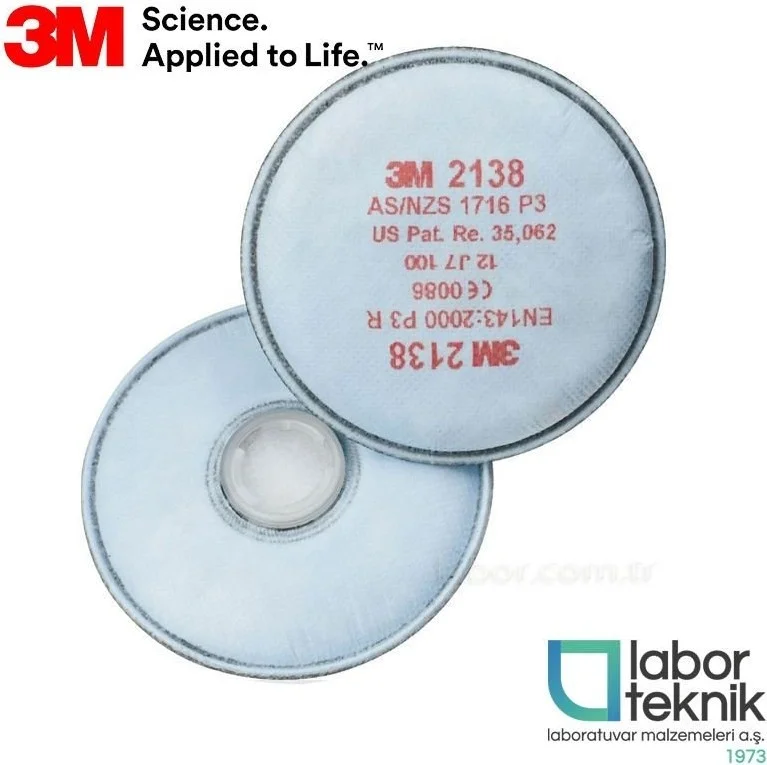 3M ™ 2138 Particulate Filter (Bayonet Mounted, P3 R Filter)