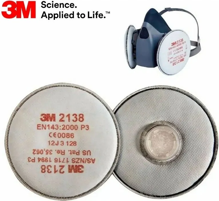 3M ™ 2138 Particulate Filter (Bayonet Mounted, P3 R Filter)