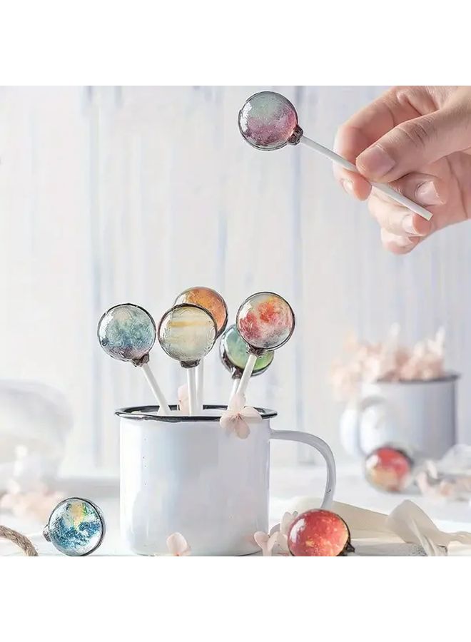 100pcs White Lollipop Making Kit with Treat Bags and Cake Pop Sticks - Image 4